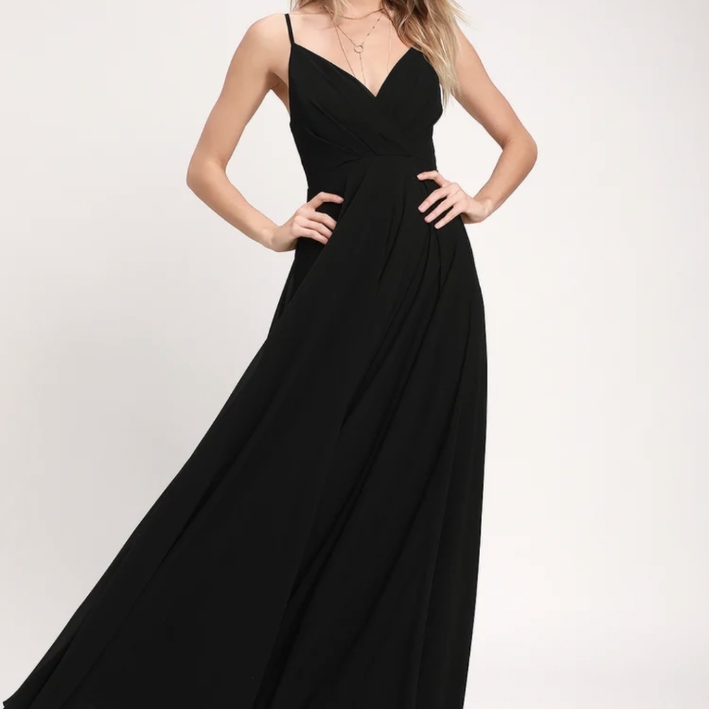Lulus Black All About Love Maxi Dress - Picture 2 of 16